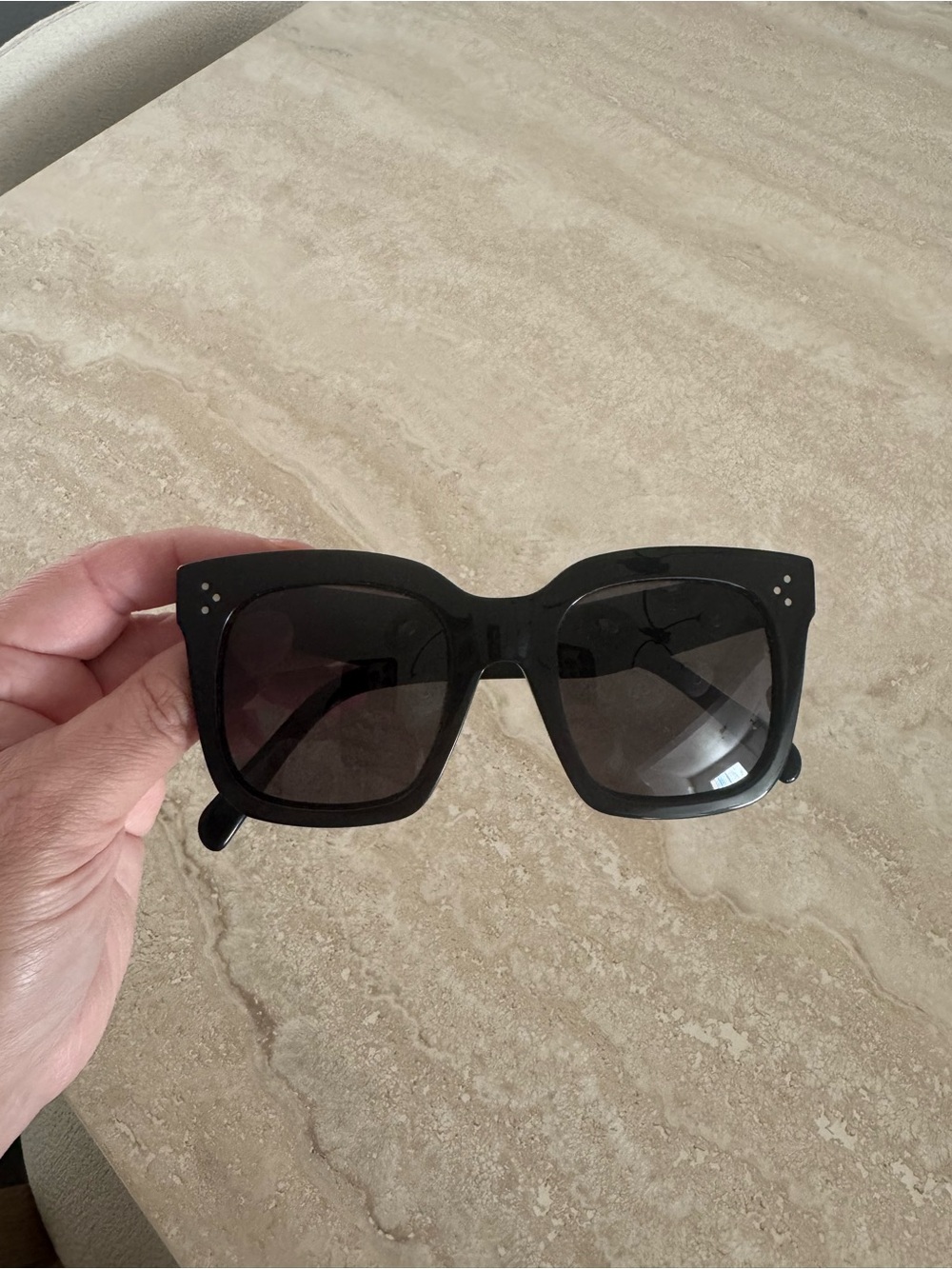 CELINE Classic Oversized Black Women's Sunglasses